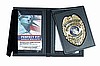 Perfect Fit Thin Line Badge w/ Flip Out Double ID Case and Framed Windows